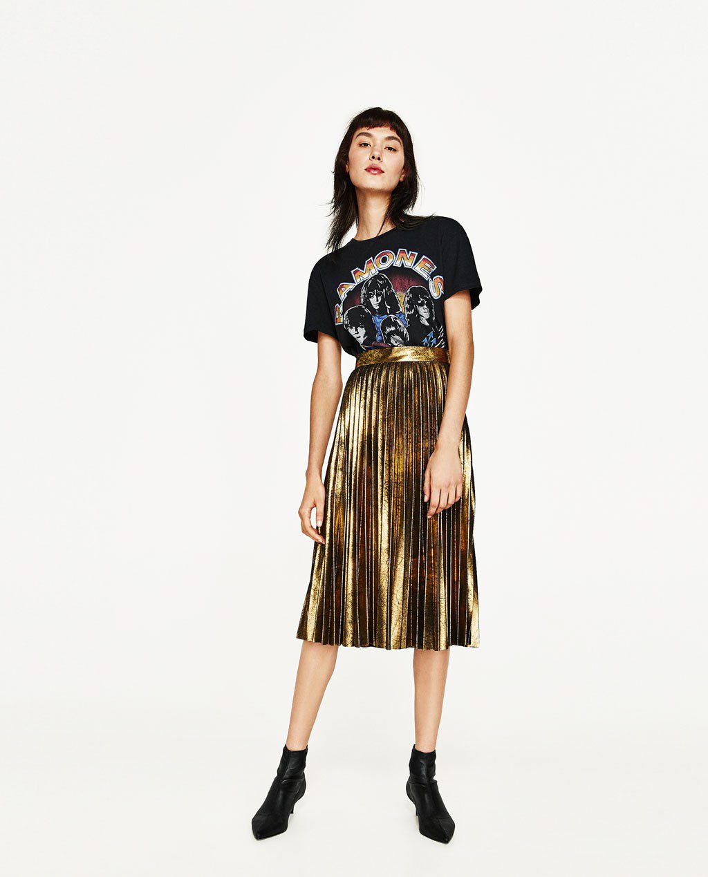 glitter.kjol.plissé.lovely.zara.1