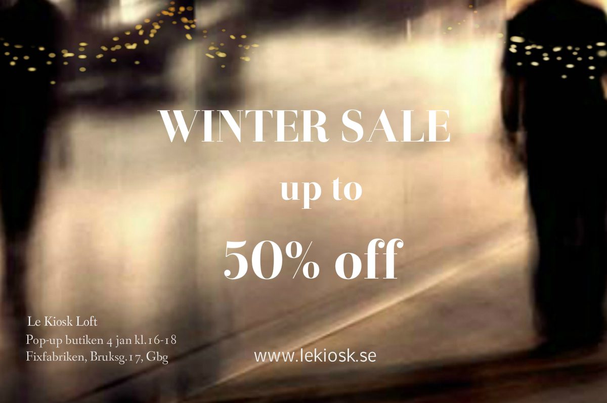 Läs mer om artikeln Winter sale.