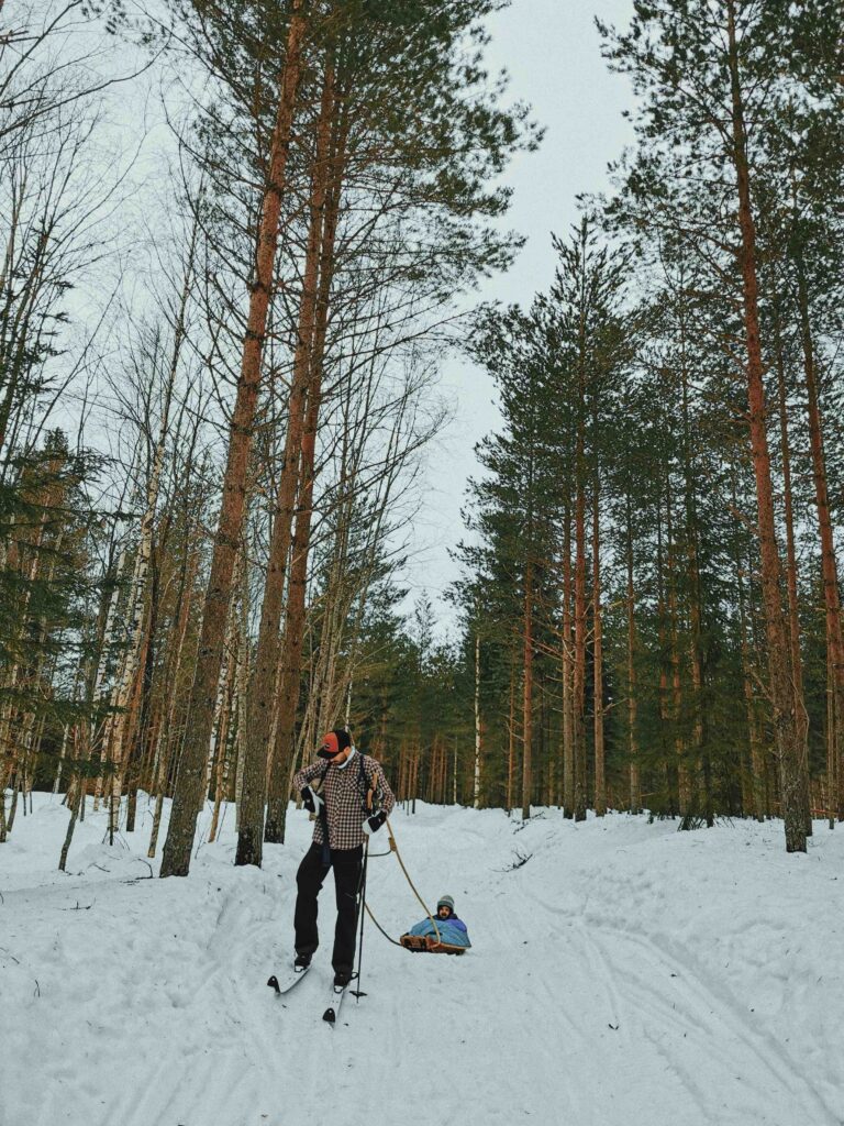 Tavelsjö vandring vinter Rivia Mina 5 favoritutflykter i Umeå (och runt omkring)
