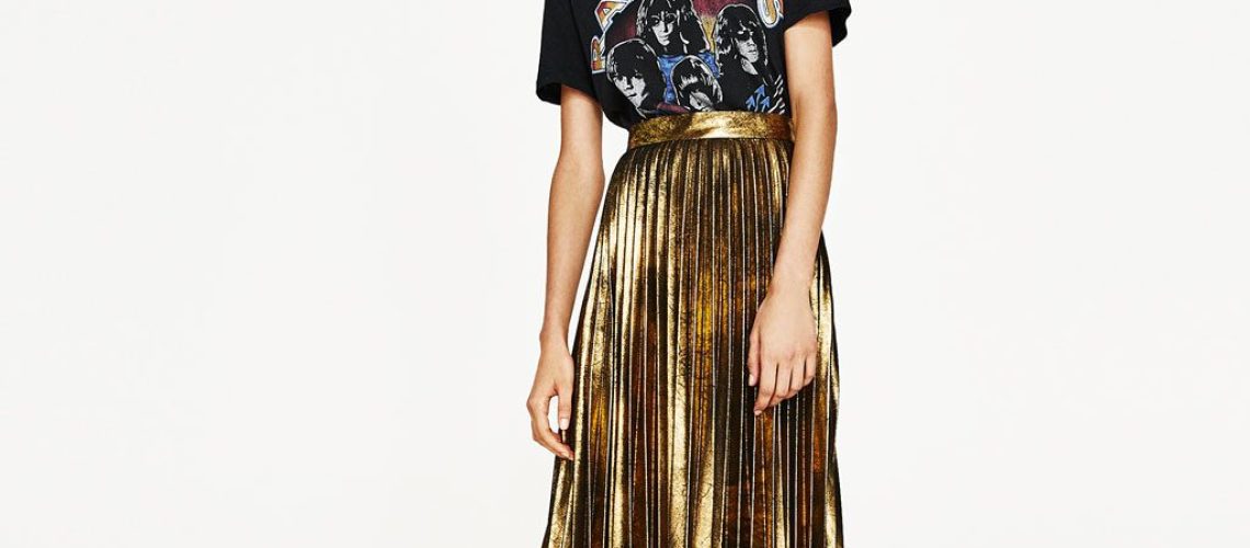 glitter.kjol.plissé.lovely.zara.1
