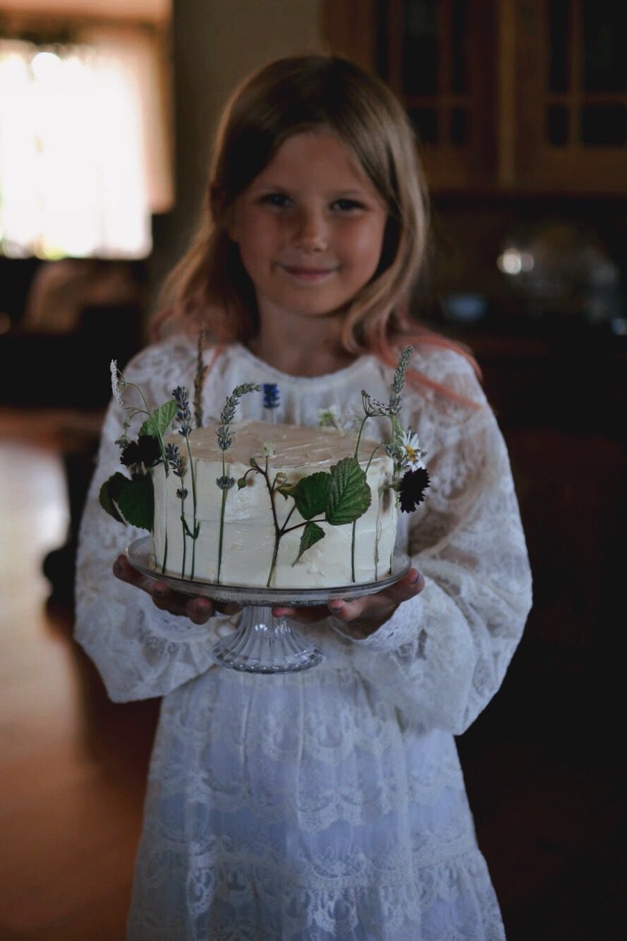 flower cake03 Recept på blommiga tårtor och blomsterkakor