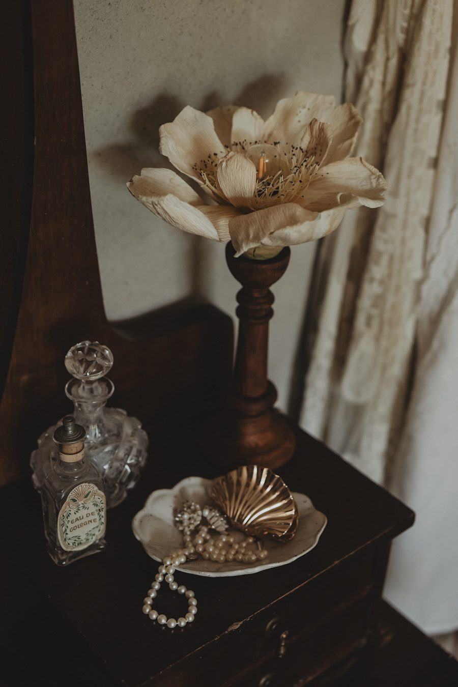 lampa honungsros handgjord unik linnea ahslten lundgren blomsterlampa2025 01 Mina handgjorda blomsterlampor