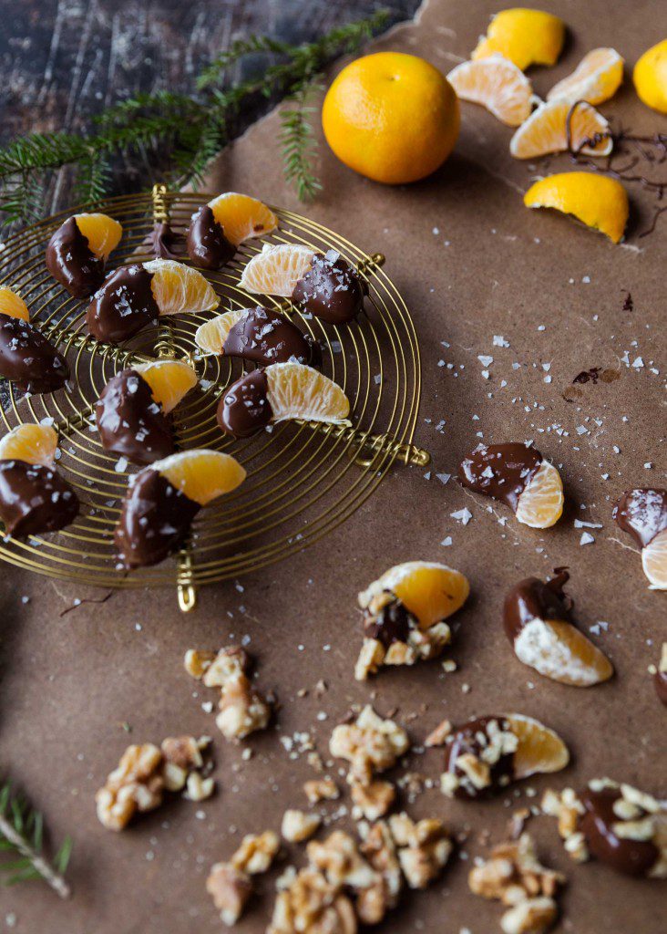 linda och louise lovely life recept julgodis 1 Enkelt och gott julgodis; chokladdoppade clementiner med havssalt