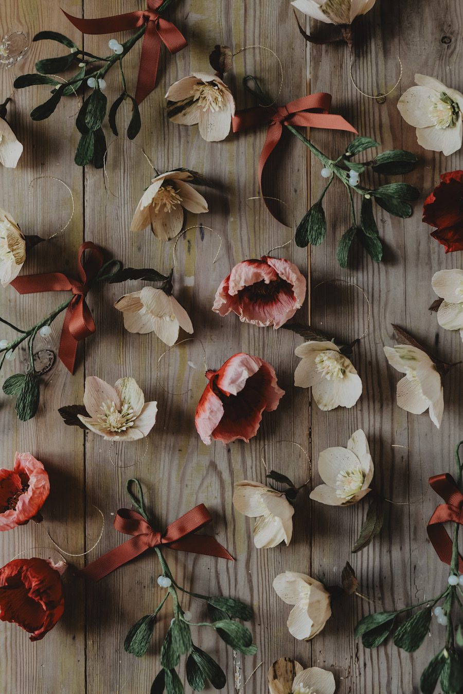 Andra advent släpp av mina pappersblommor