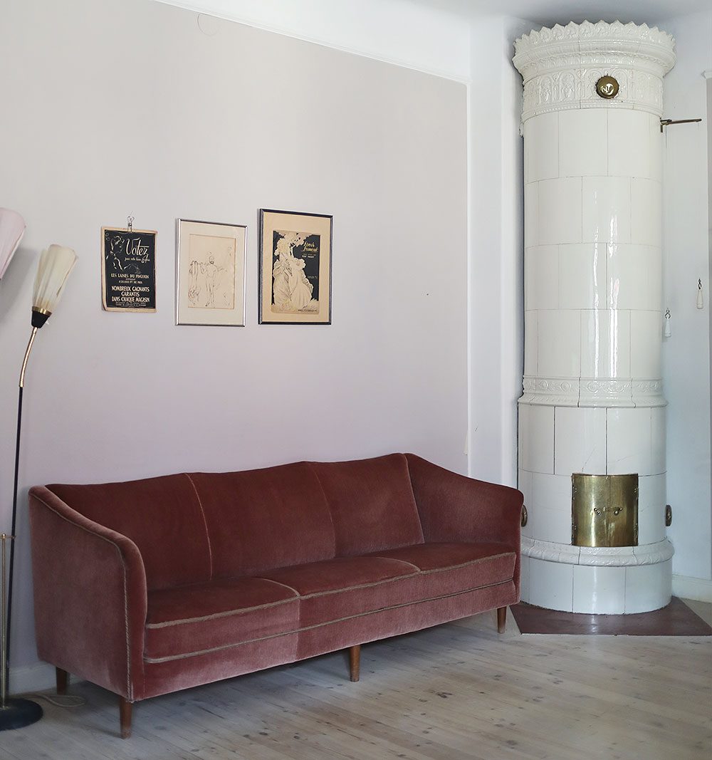 rosa soffa vintage emma sundh Månadens hållbara intervju med Emma Sundh